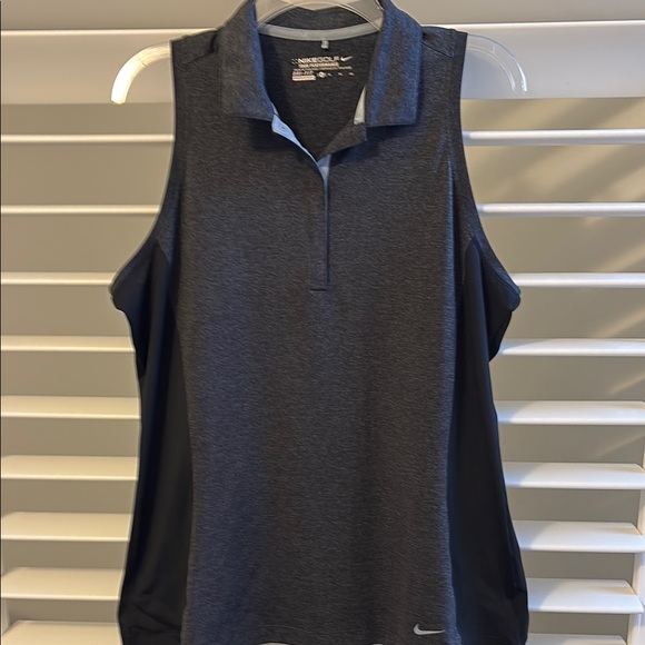 Nike Tops - Nike Dri-Fit Women's Sleeveless Golf Top - Dark Gray SZ: XL. EUC. Worn Once